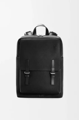Military Backpack in Soft Grained Calfskin