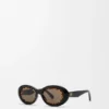 Mini Anagram Oval Sunglasses Mini Anagram Oval Sunglasses