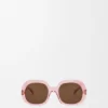 Mini Anagram Steps Square Sunglasses Mini Anagram Steps Square Sunglasses