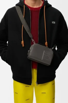 Mini Crossbody Camera Bag in Satin Calfskin