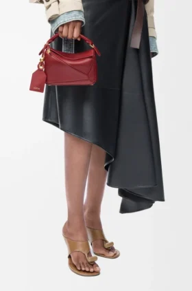 Mini Featherlight Puzzle Bag in Nappa Lambskin