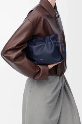 Mini Flamenco Clutch in Nappa Calfskin