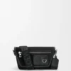 Mini Flex Messenger in Canvas and Suede