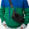 Mini Flex Messenger in Canvas and Suede