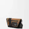 Mini Flex Messenger in Canvas and Suede