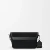 Mini Flex Messenger in Canvas and Suede