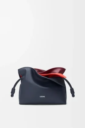 Mini Layered Flamenco Clutch in Nappa Calfskin