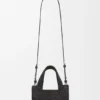 Mini Loewe Font Tote in Raffia Mini Loewe Font Tote in Raffia