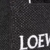 Mini Loewe Font Tote in Raffia Mini Loewe Font Tote in Raffia