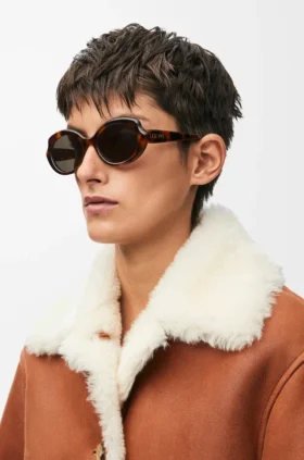 Mini Oval Slim Sunglasses
