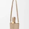 Mini Pebble Bucket Bag in Soft Grained Calfskin Mini Pebble Bucket Bag in Soft Grained Calfskin
