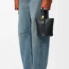 Mini Pebble Bucket in Smooth Calfskin