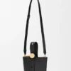 Mini Pebble Bucket in Smooth Calfskin