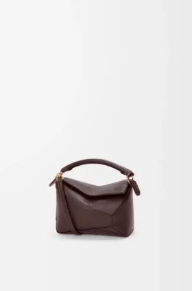 Mini Puzzle Edge Bag in Soft Grained Calfskin