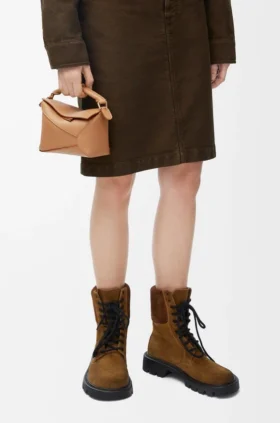 Mini Puzzle Edge Bag in Soft Grained Calfskin