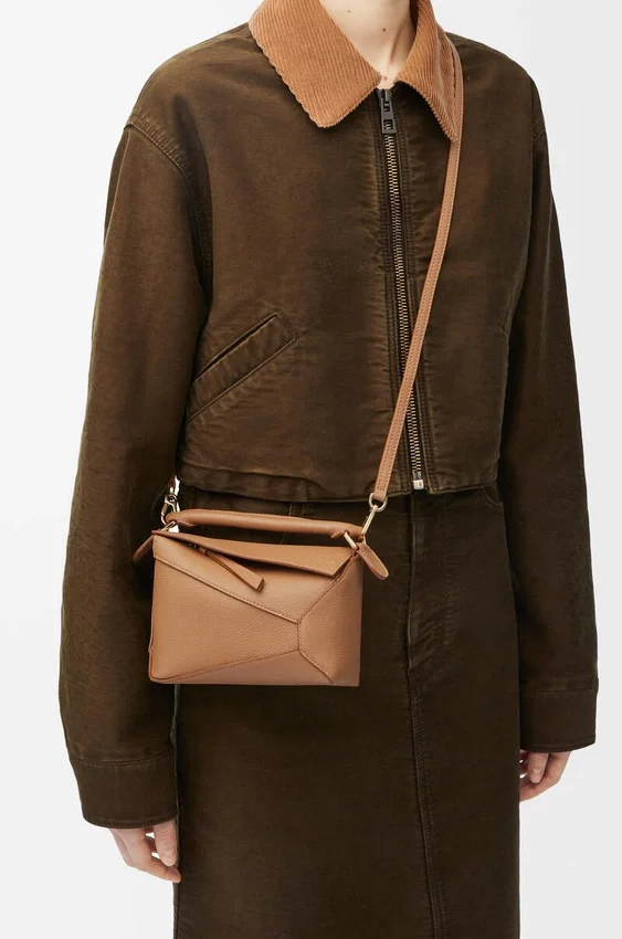 Mini Puzzle Edge Bag in Soft Grained Calfskin Mini Puzzle Edge Bag in Soft Grained Calfskin