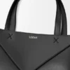 Mini Puzzle Fold Tote in Shiny Calfskin