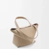 Mini Puzzle Fold Tote in Shiny Calfskin