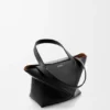 Mini Puzzle Fold Tote in Shiny Calfskin