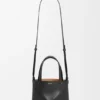 Mini Puzzle Fold Tote in Shiny Calfskin