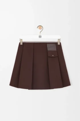 Mini Skirt in Wool