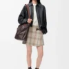 Mini Skirt in Wool and Cashmere Blend Mini Skirt in Wool and Cashmere Blend