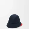 Multi-Brim Bucket Hat in Cotton Canvas