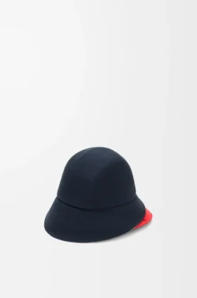 Multi-Brim Bucket Hat in Cotton Canvas Multi-Brim Bucket Hat in Cotton Canvas