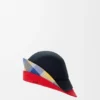 Multi-Brim Bucket Hat in Cotton Canvas