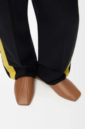 Origami Slipper in Soft Calfskin