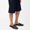 Origami Slipper in Soft Calfskin