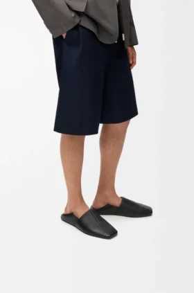 Origami Slipper in Soft Calfskin