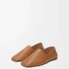 Origami Slipper in Soft Calfskin