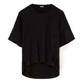 Os Short Sleeve Solid Color Black S540333Xat-1100