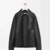 Overshirt in Nappa Lambskin