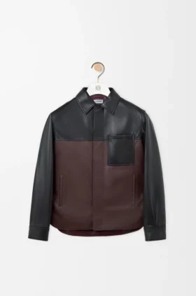 Overshirt in Nappa Lambskin