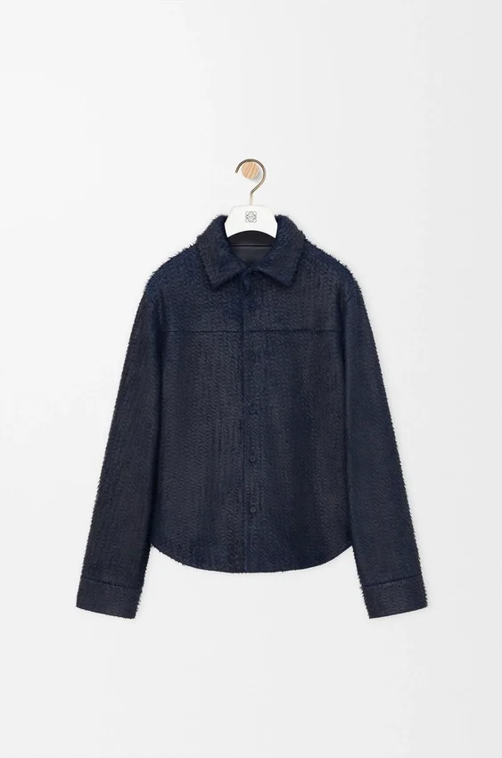 Overshirt in Nappa Lambskin Overshirt in Nappa Lambskin