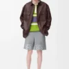 Overshirt in Nappa Lambskin Overshirt in Nappa Lambskin