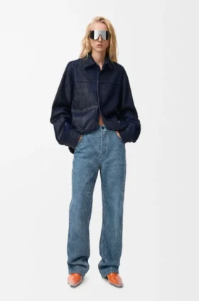 Overshirt in Nappa Lambskin