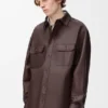Overshirt in Nappa Lambskin Overshirt in Nappa Lambskin