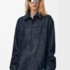 Overshirt in Nappa Lambskin Overshirt in Nappa Lambskin