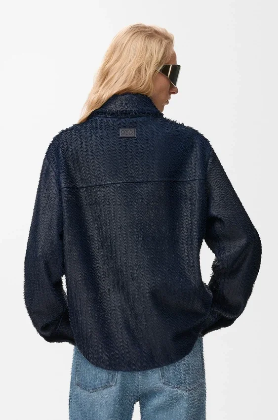 Overshirt in Nappa Lambskin Overshirt in Nappa Lambskin