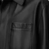 Overshirt in Nappa Lambskin