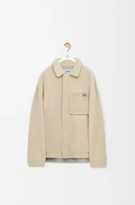 Overshirt in Shearling