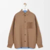 Overshirt in Virgin Wool and Cashmere Overshirt in Virgin Wool and Cashmere