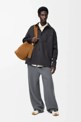 Overshirt in Wool and Cashmere