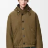 Padded Jacket in Technical Cotton