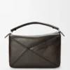 Panta Large Puzzle Bag in Shiny Calfskin Panta Large Puzzle Bag in Shiny Calfskin