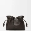 Panta Medium Flamenco Clutch in Shiny Calfskin Panta Medium Flamenco Clutch in Shiny Calfskin