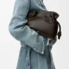 Panta Medium Flamenco Clutch in Shiny Calfskin Panta Medium Flamenco Clutch in Shiny Calfskin